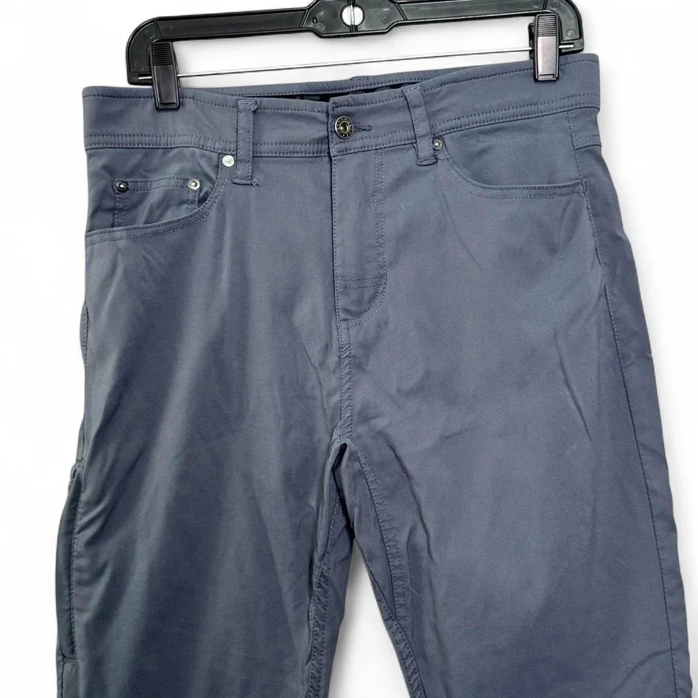 Gerry Men's Hiking Pants 32x32 Gray Stretch Utility Outdoor Trail Travel Granola